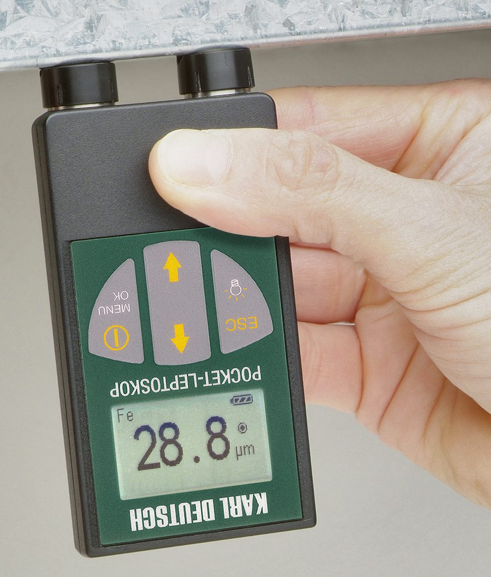 Medidor portátil Pocket-LEPTOSKOP 2026 Fe/NFe de espesores de recubrimiento