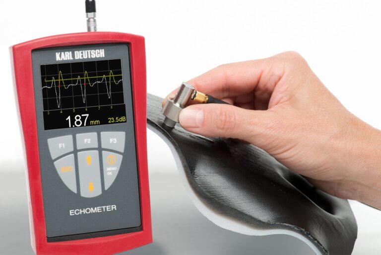 Medición de espesores con Echometer 1077